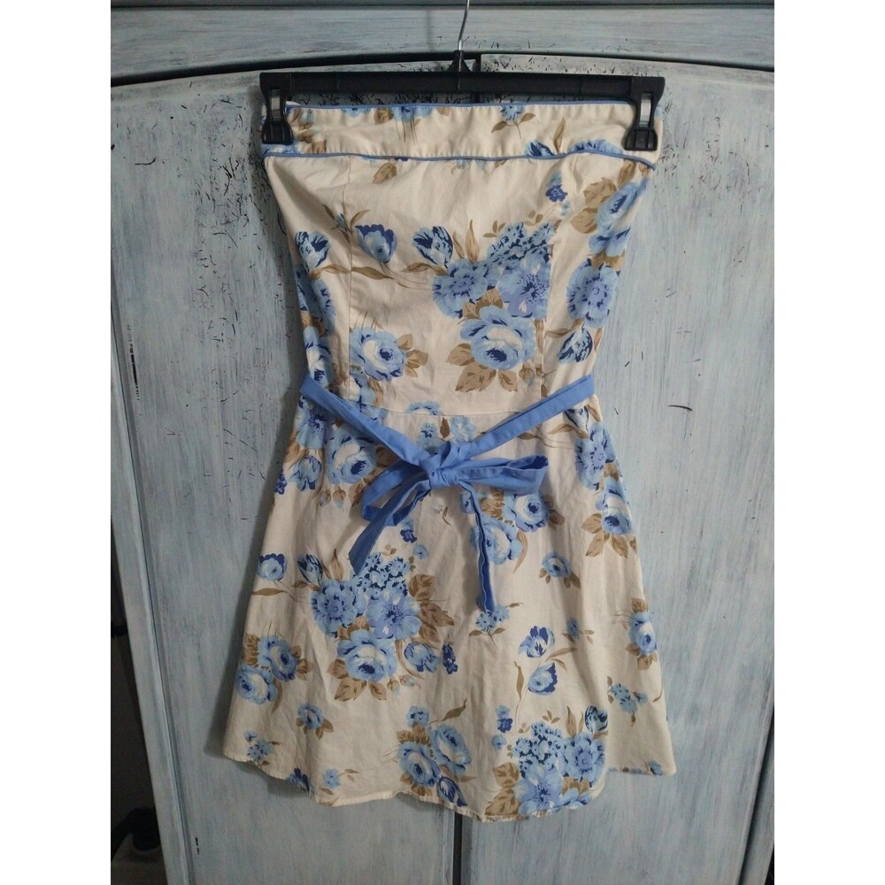 Ruby Fox Floral Strapless Dress Sz 3 Boho Cottage Core Feminine preppy